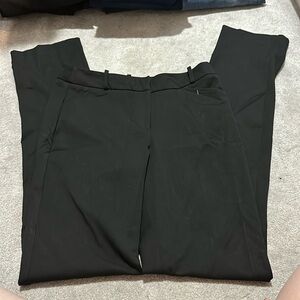 Long Tall Sally size 6 black dress pants, 37 inseam